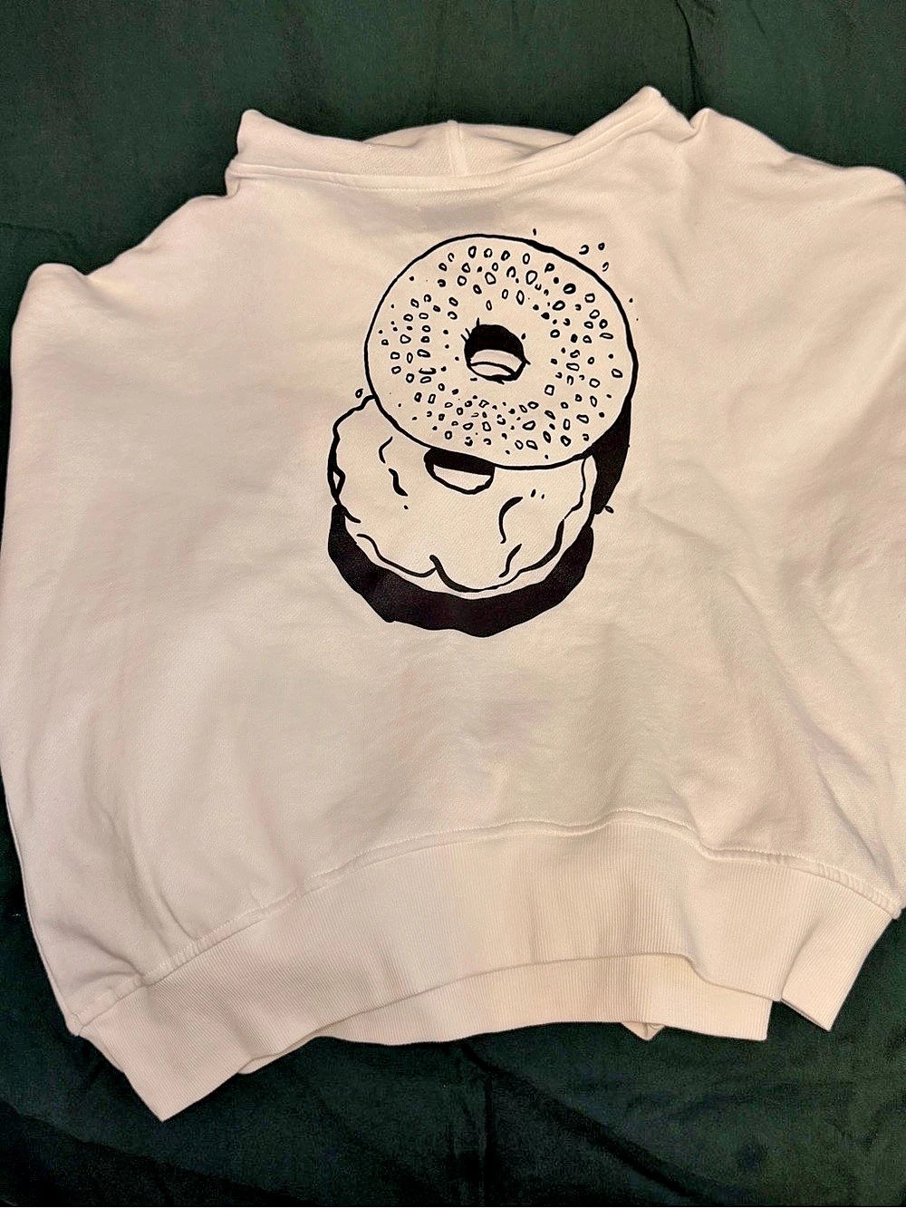 Devil wears  Prada collab with old navy  Graphic Hoodie White Small